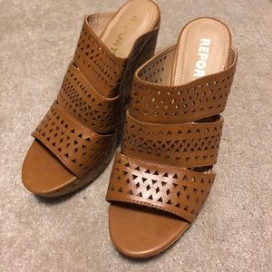 Report Danica laser cut mule wedge